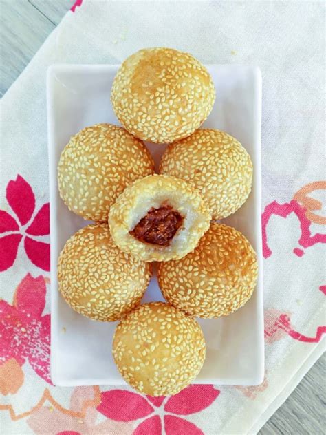 buchi in tagalog|Buchi with Red Bean Filling (Sesame Balls) .